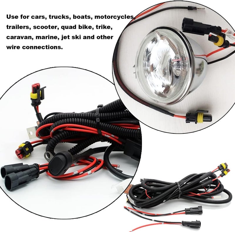 Twippo 25 Kit 2 Pin Connector Automotive Waterproof Connectors 2 Wire Connectors Electrical Connector Two Pin Connector Quick Disconnect Plug Kit 22-16 AWG - Image 5